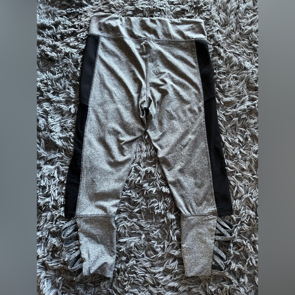Gray and Black Athletic Pants
